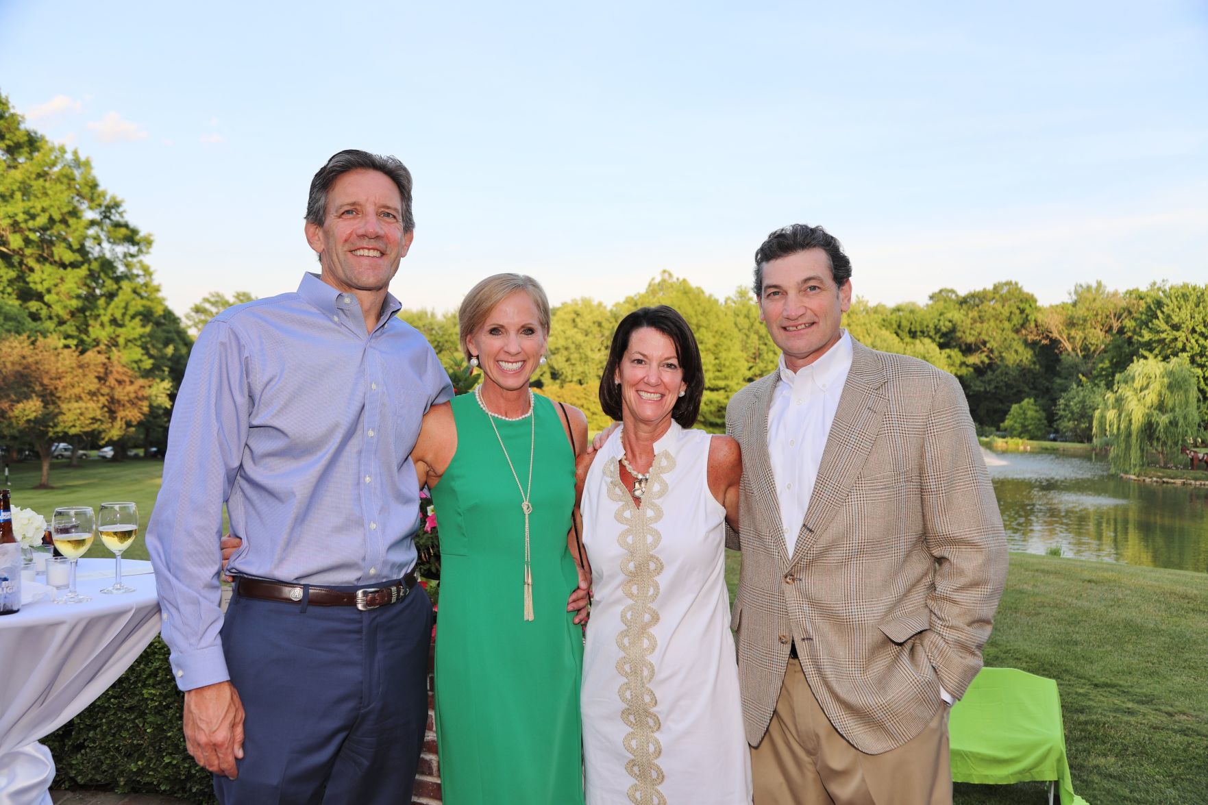 Brian and Kris Hogan, Robin and Jared Jonas